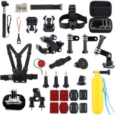 Deerway 45-In-1 Umum Bundel Aksesoris Peralatan Kamera untuk GoPro Kamera, SJ Cam, dan Xiao Mi Yi Kamera