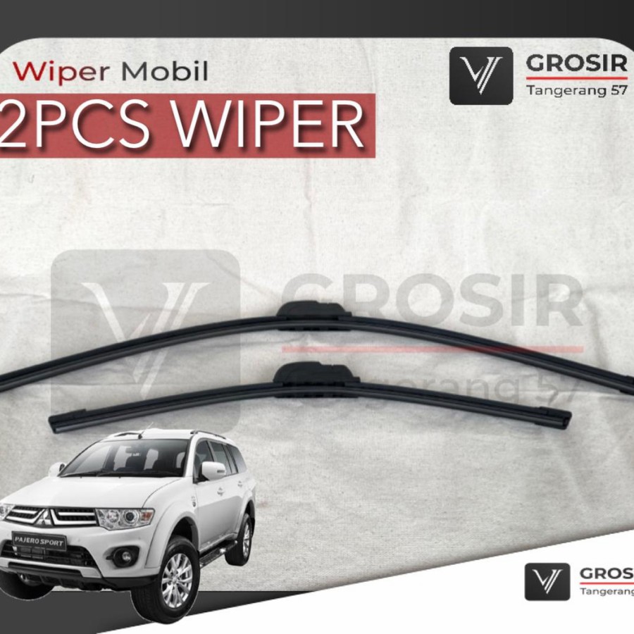 WIPER PAJERO SPORT DAKAR FRAMELESS / WIPER PAJERO SPORT DAKAR 2 PCS
