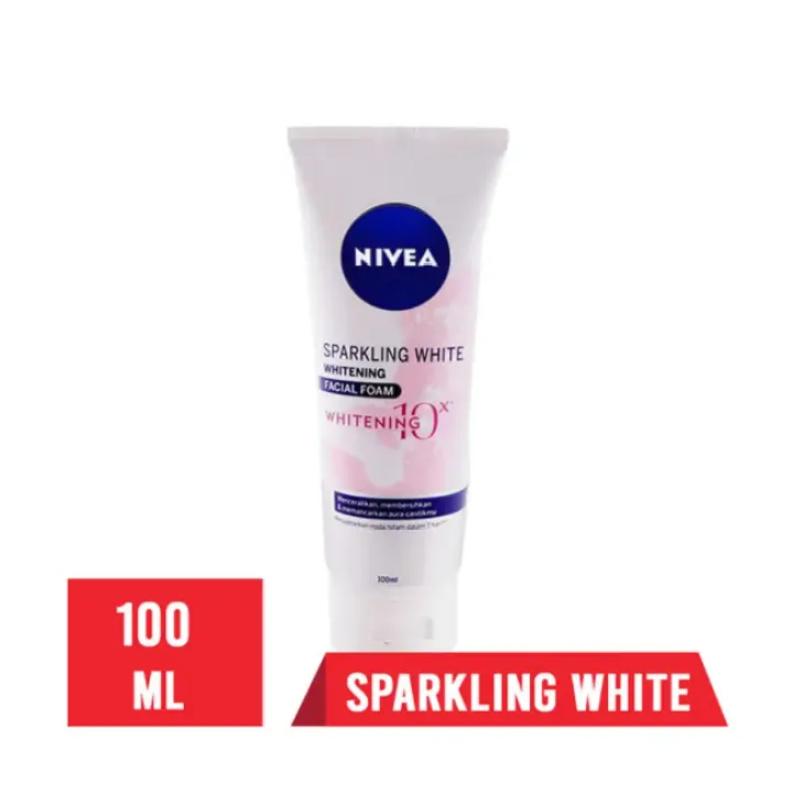 nivea sparkling white facial foam