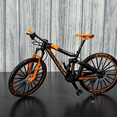miniatur diecast mainan sepeda gunung MTB/mountain metal bike 1:10