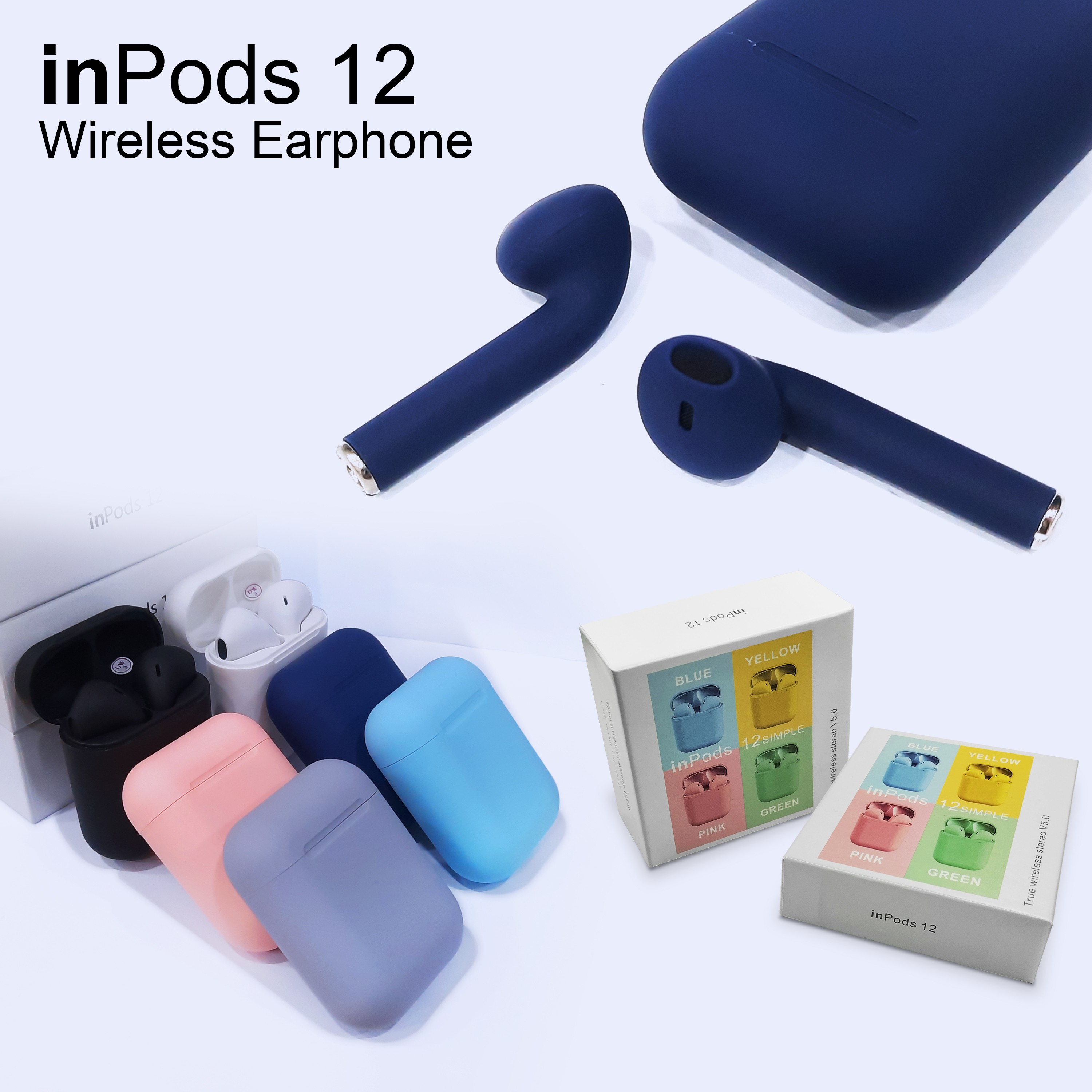 Inpods I12 Touch Wireless Earbuds Airpods Inpods 12 Tws Bluetooth