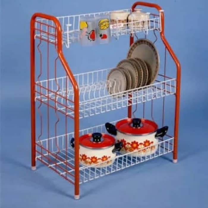 Rak Piring Master 3susun RO3/Rak Piring Besi Master susun 3(S3T3) Jadul