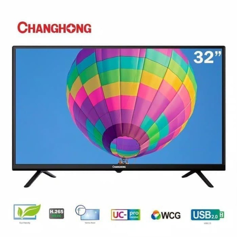 Changhong L32G3 LED TV 32 Inch HDTV USB MOVIE - Khusus JADETABEK - GRATIS ONGKIR