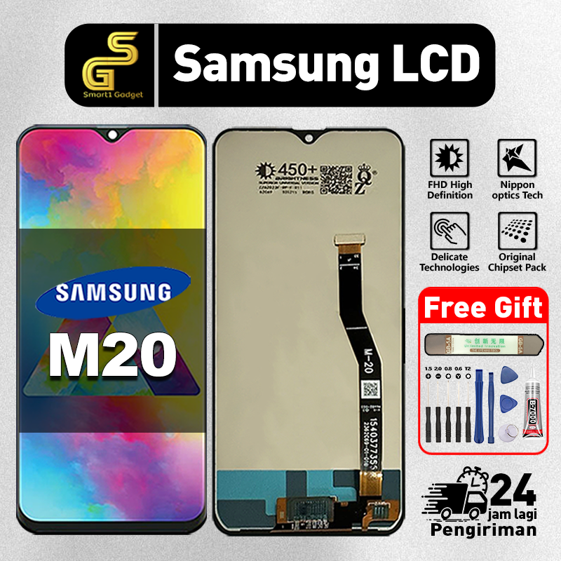 LCD Samsung M20 Original Full Set Full HD Touchscreen for Samsung
