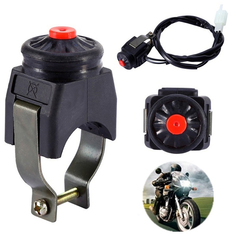 HF Jettingbuy Motorcycle Kill Switch Red Push Button Horn Starter Dirt Bike ATV UTV Dual Sport