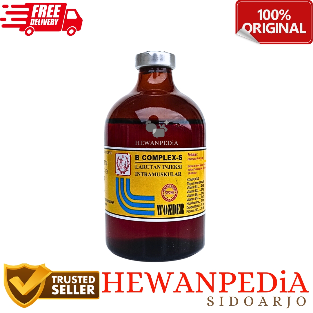 WONDER VITAMIN B COMPLEX S SUPER 100 Ml HEWANPEDIA - Vitamin B Kompleks ...