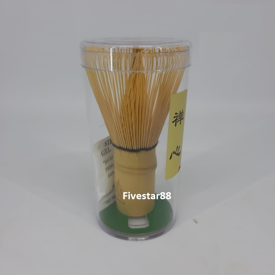 Jual Chasen bamboo matcha whisk stirrer adukan 100 lidi - Hitam