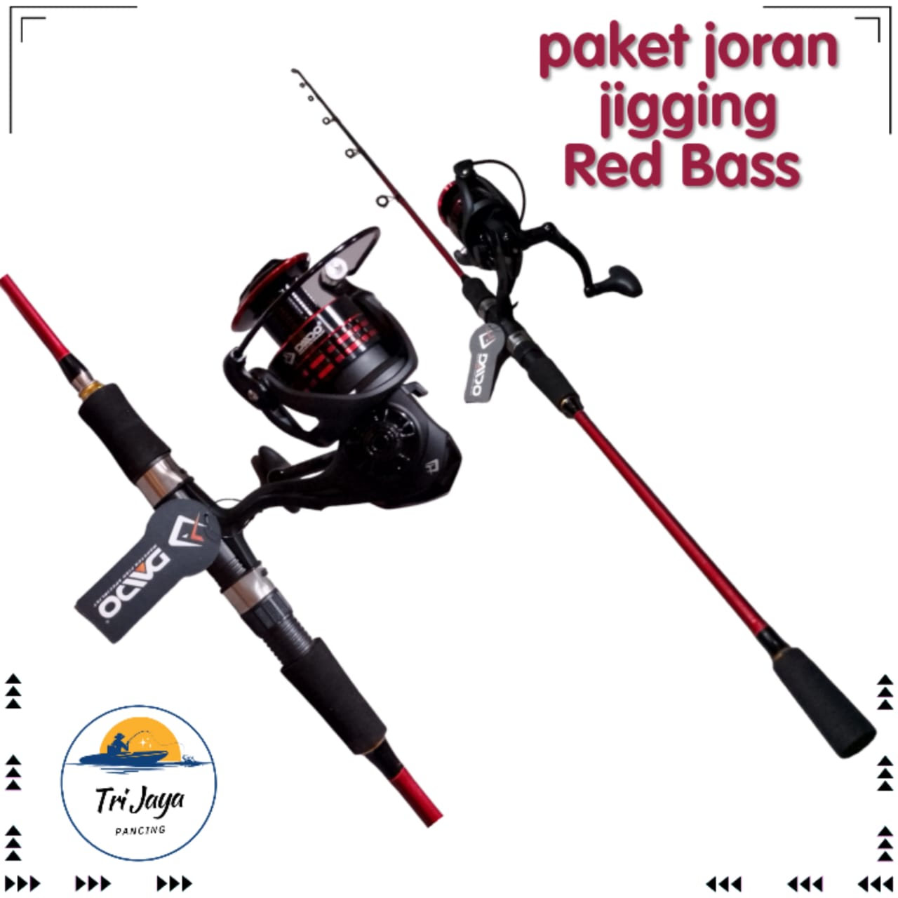 Pancing 1 Set Lengkap Kuat 15kg PAKET JORAN LAUT KUAT KAKU + REEL DAIDO ...