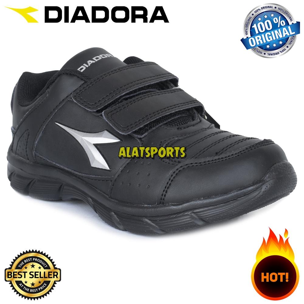 Sepatu Sneaker Anak Diadora Datto JR (Boys) DIAX7F0905BL - Black - ORIGINAL
