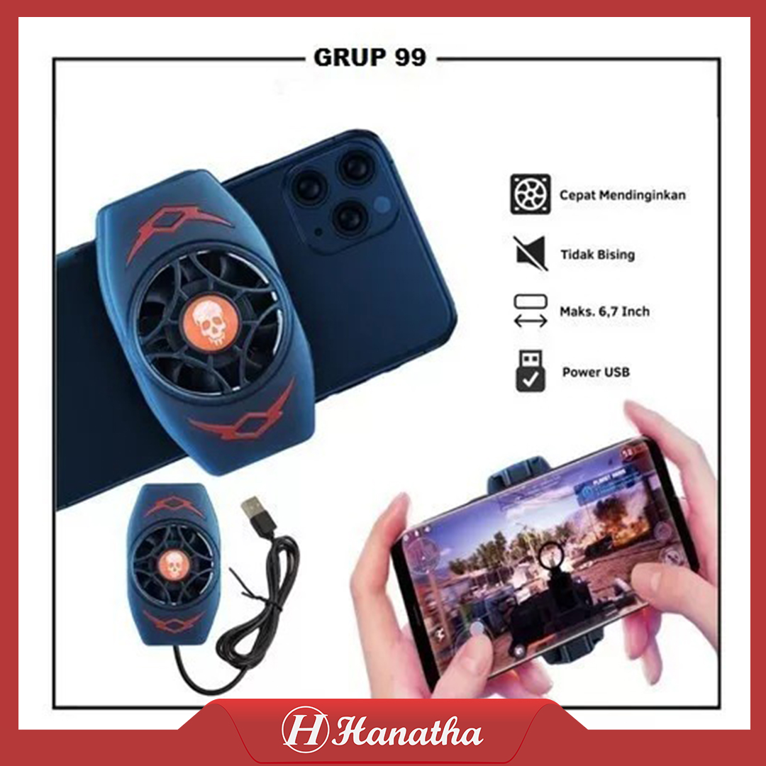 Kipas Pendingin Handphone Cooling Fan X13 Radiator Pad Fan HP Gaming ...