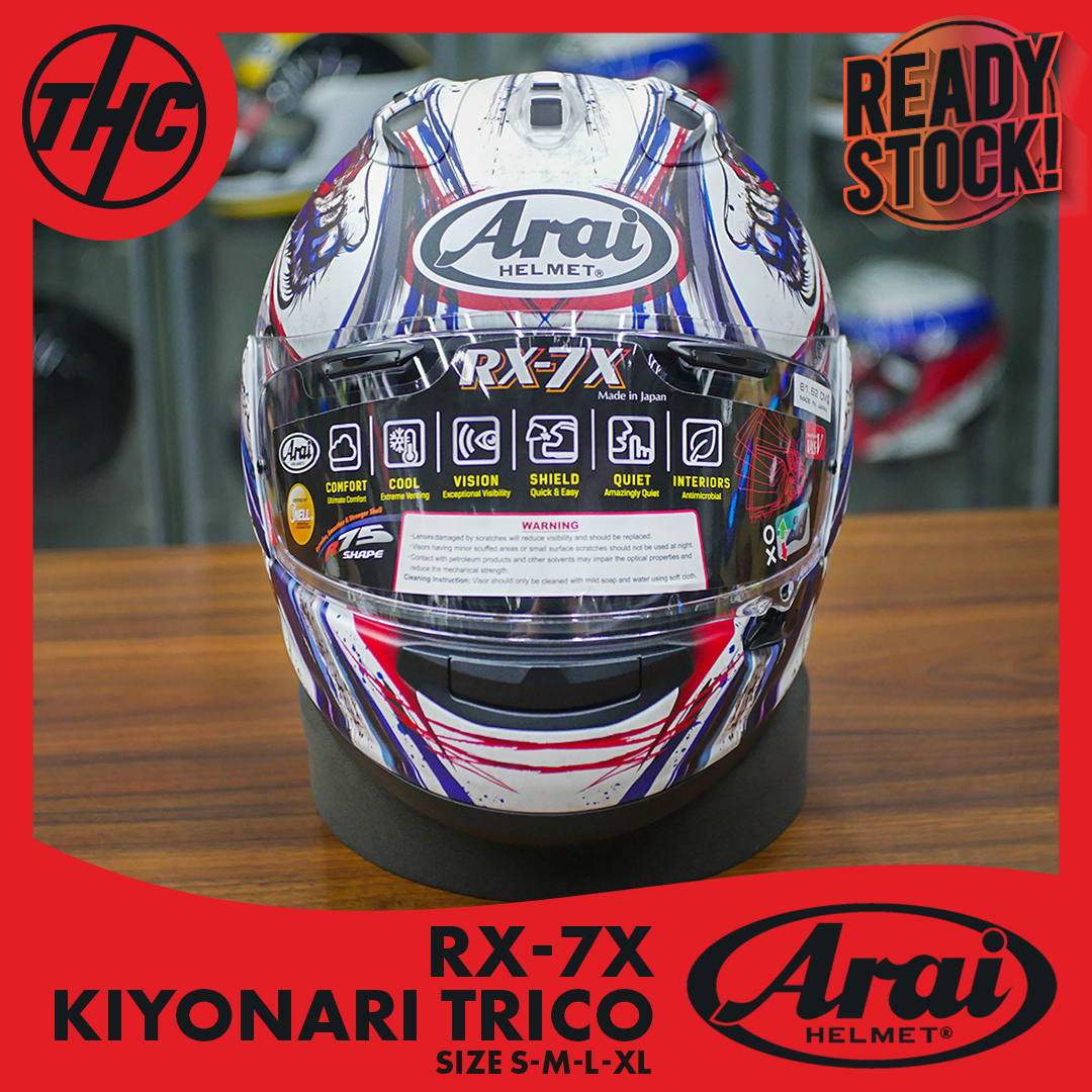 ARAI RX-7X RX7X KIYONARI TRICO | Lazada Indonesia