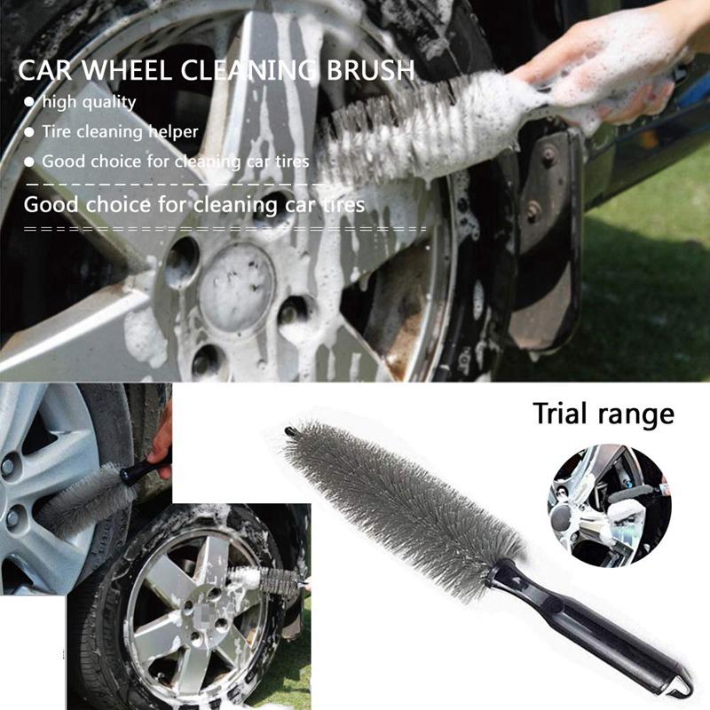 4 Pack Car Motorcycle Bicycle Tire Brush Washing Tool Car Wheel