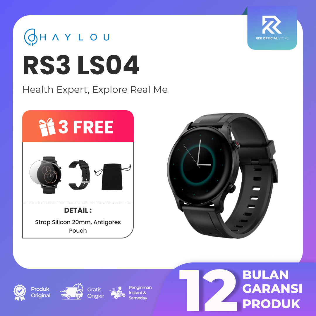 Jam Tangan Haylou Ls04 Solar Smartwatch Haylou RS3 LS04