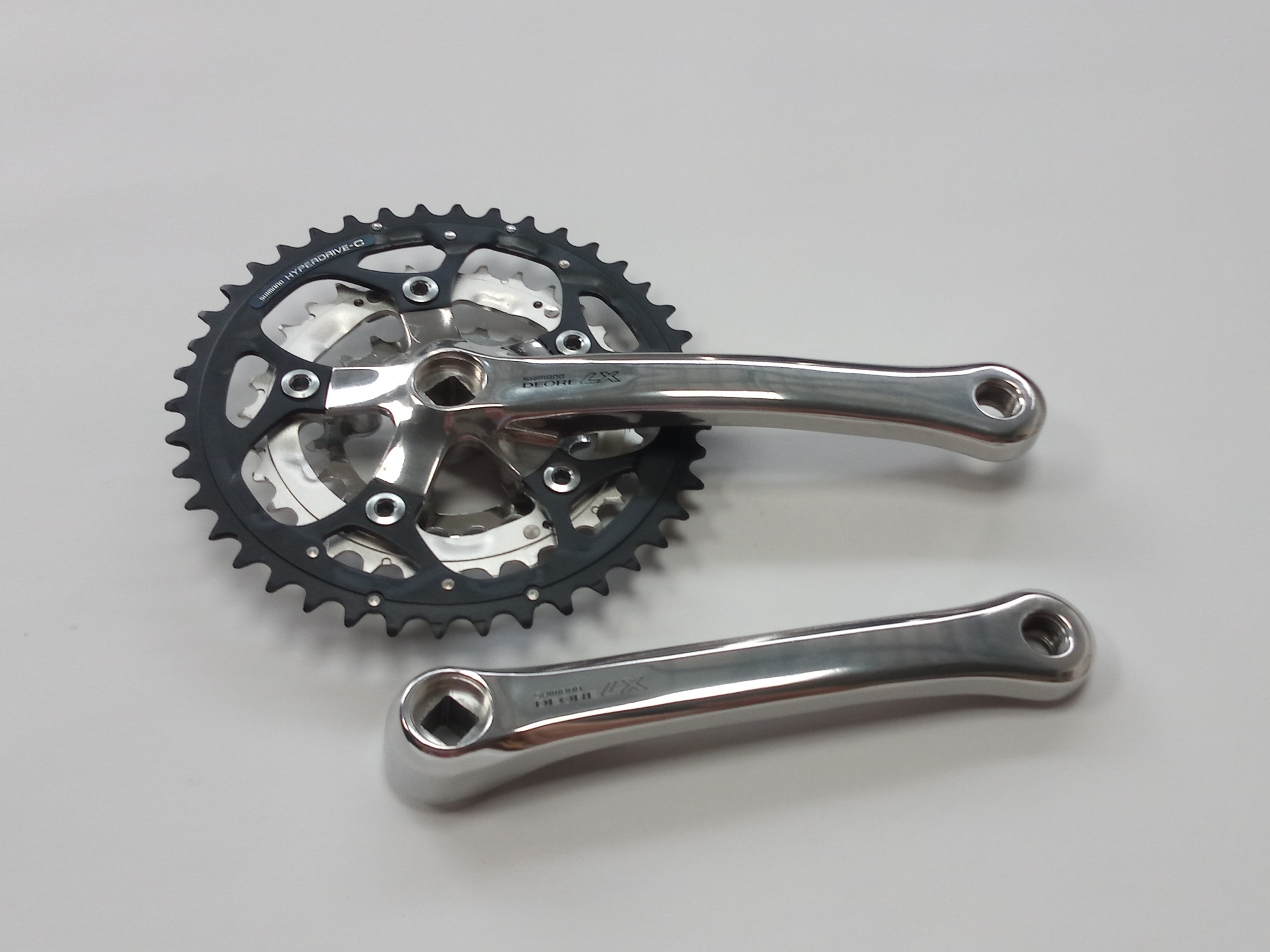 Shimano Crank Sepeda Jadul Vintage Deore LX FC M563 42 32 22T Japan