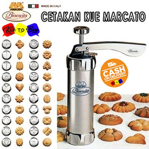 KTB Alat Cetak Biskuit, Cetakan Kue Kering, Biscuit & Cookie Maker Marcato