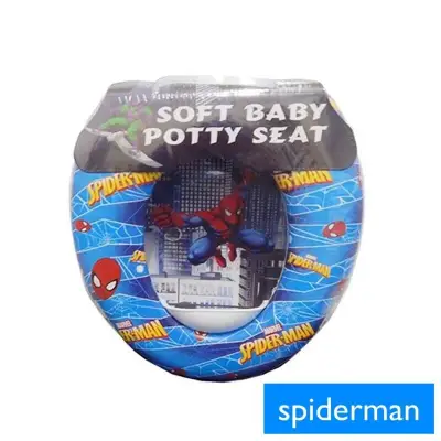 HAPPINESS BABYSHOP - BABY SOFT POTTY SEAT RING CLOSET NON-HANDLE / Alas Dudukan Toilet Training / DUDUKAN CLOSET ANAK motif Spiderman