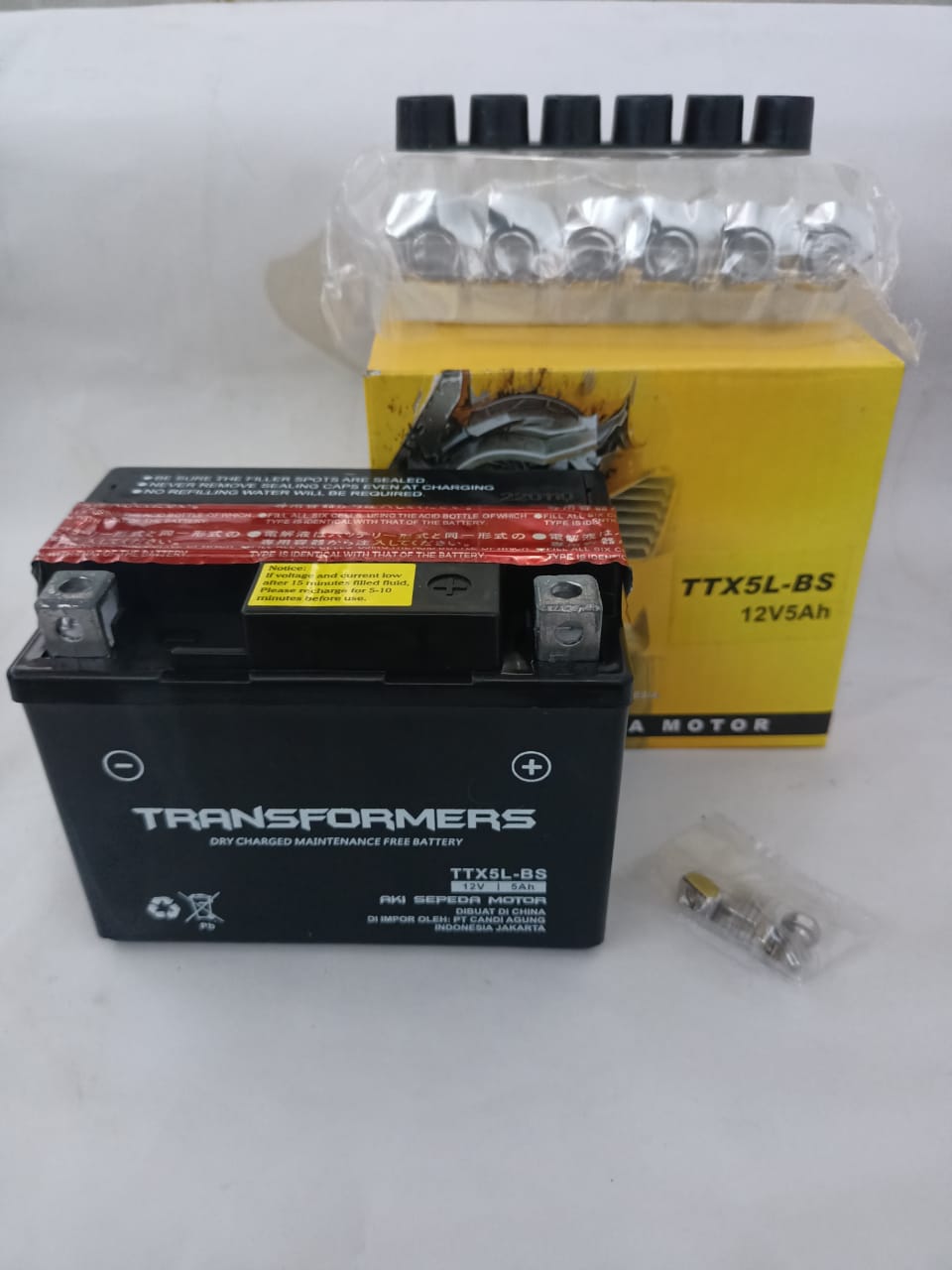 AKI KERING MERK TRANSFORMERS GTZ5S 5 ampere AKI MOTOR BEAT AKI MOTOR