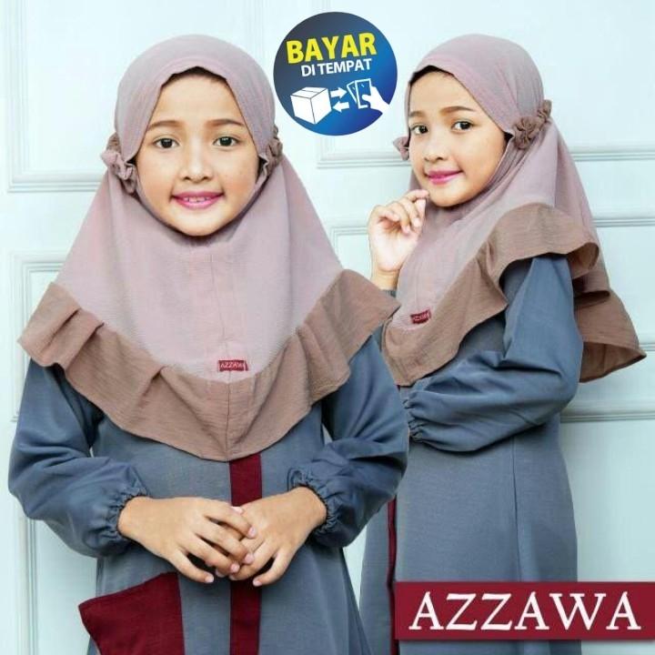 Jilbab Anak / Krudungkids / Jilbab Instan Anak Motif Fariasi warna-3-10
