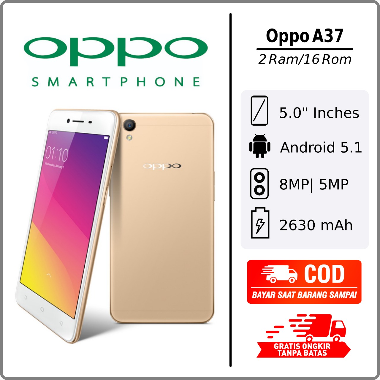 oppo a37 ram 2 16