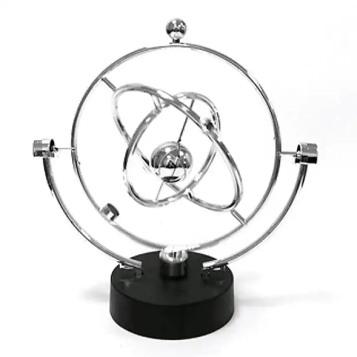 Free Shipping Electronic Perpetual Motion Desk Toy Revolving