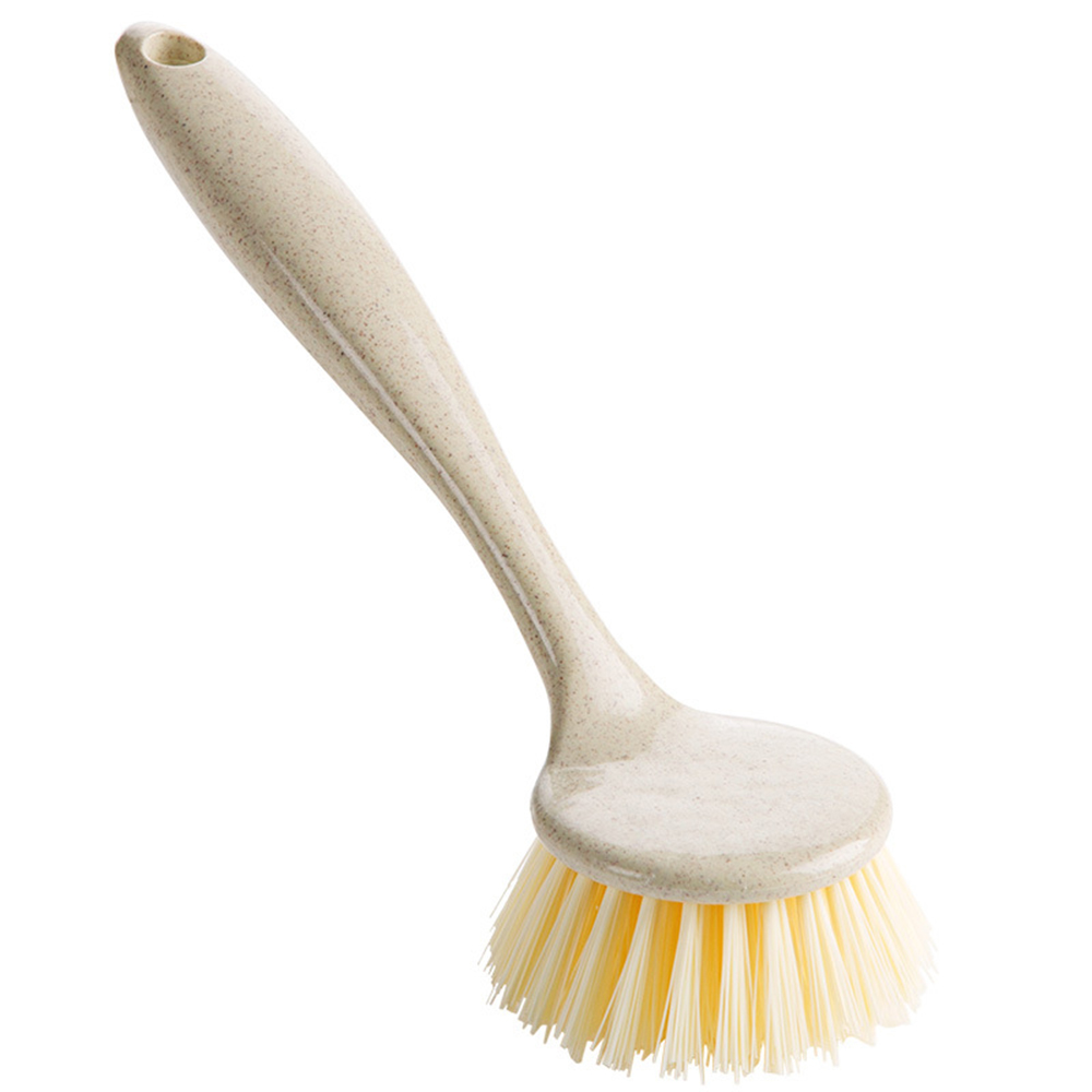 1PC Pot And Pan Easy-to-use Kitchen Cleaning Brush With Long Handle Scrubbing Pots Time-saving Scrub Brush Ergonomic Long Handle