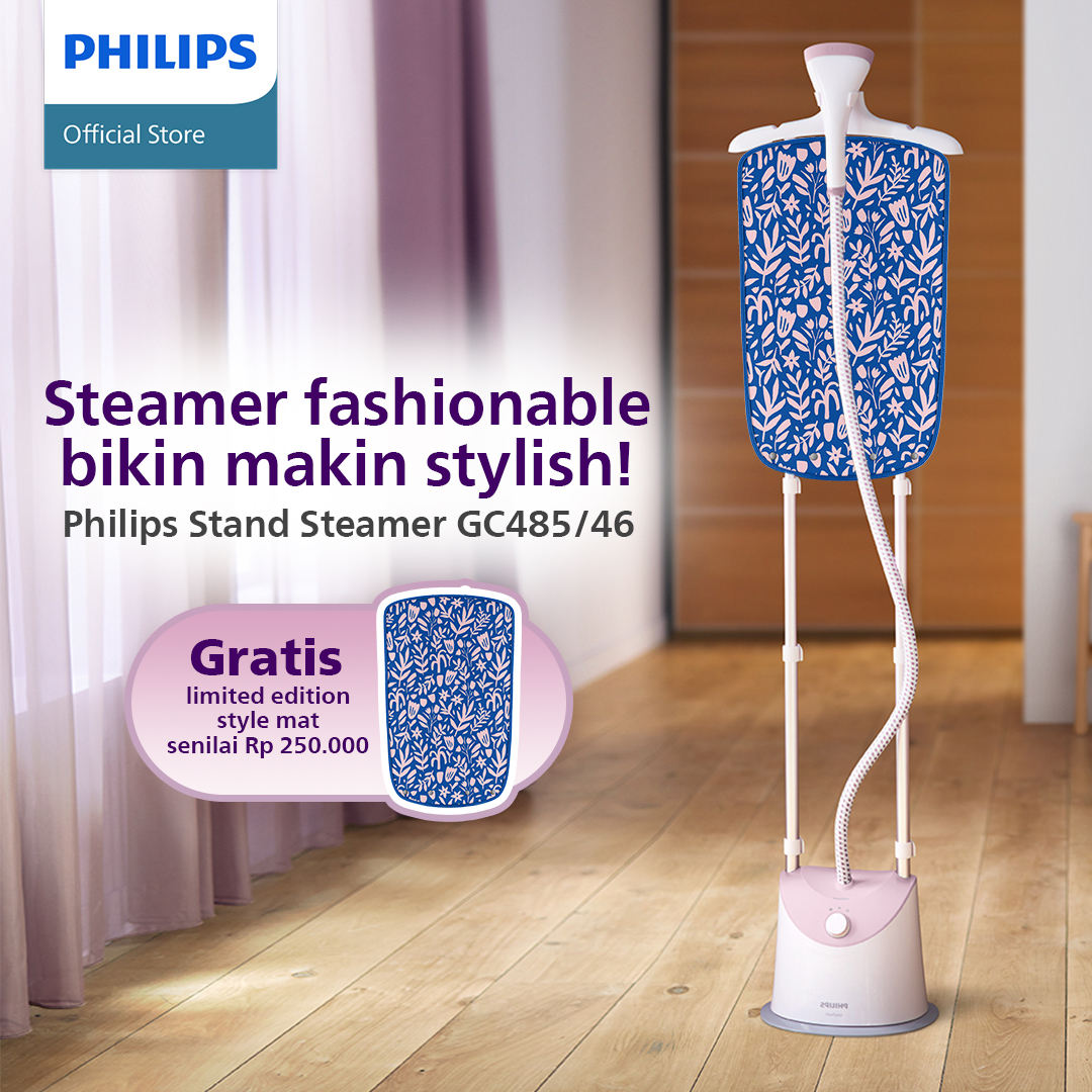Philips Stand Steamer GC485/40 Pastel Pink 1800 W Lazada Indonesia