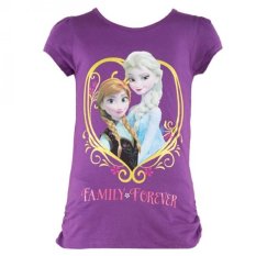 Disney Frozen T-Shirt Family Forever Ungu