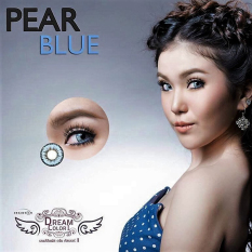 Dreamcolor1 Pear Softlens - Blue + Free Lenscase