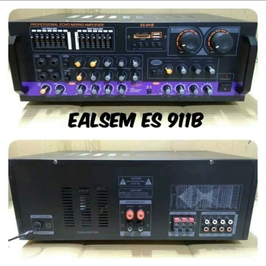 Amplifier Karaoke Ealsem ES911B usb sd Lazada Indonesia