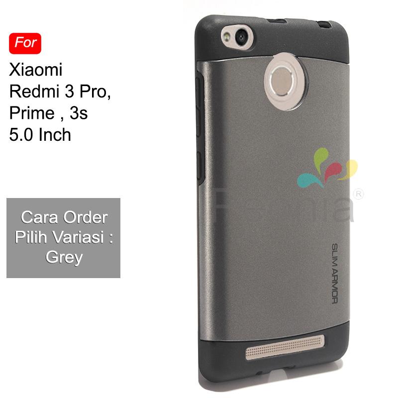 Peonia Case Xiaomi Redmi 3 Pro / Prime, Redmi 3s ( 5.0 Inch ) (sama ukuran) Casing Hardcase Slim Armor