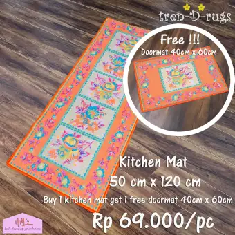 Tren-D-rugs Karpet dan Keset Kaki Dapur