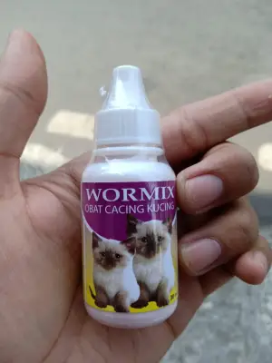Wormix Cat - Obat Cacing Kucing Obat Cacing Kitten Basmi Cacingan Cat