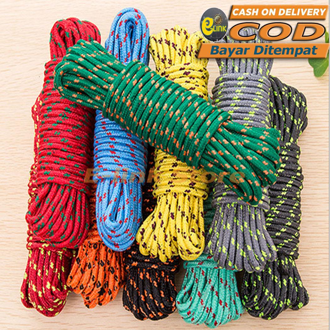 Tali Nilon 10 Meter Serbaguna Jemuran Pengikat Outdoor Nylon Rope ...