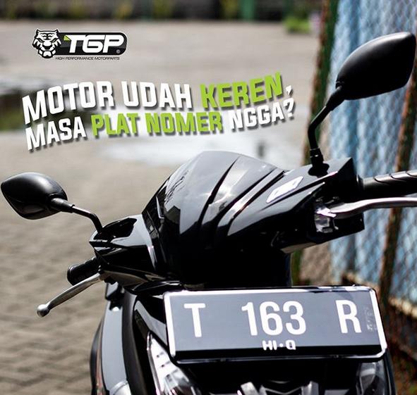 Tgp Tempat Plat Nomor Besar Aksesoris Motor Variasi Motor Promo Online Honda Beat Vario Scoopy Pcx Yamaha Nmax Mio Soul Gt Lazada Indonesia