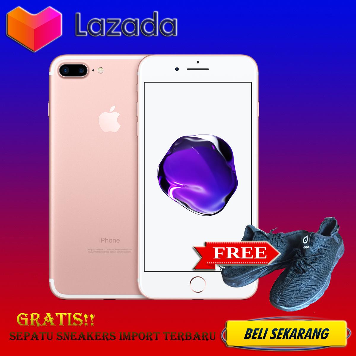 Apple Iphone 7 Plus 128GB Rose Gold - Free Sepatu Sneakers Import
