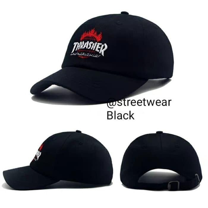 BISA COD] Topi Baseball Thrasher x HUF 