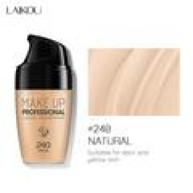 Lades 1PC Kem Đánh Nền Mặt Chuyên NghiệP 30 Ml Chống Nước Lâu Trôi Kem Che Khuyết Điểm Dạng Lỏng Trang Điểm Chuyên Nghiệp Che Phủ Toàn Bộ Nền Mờ Trang Điểm