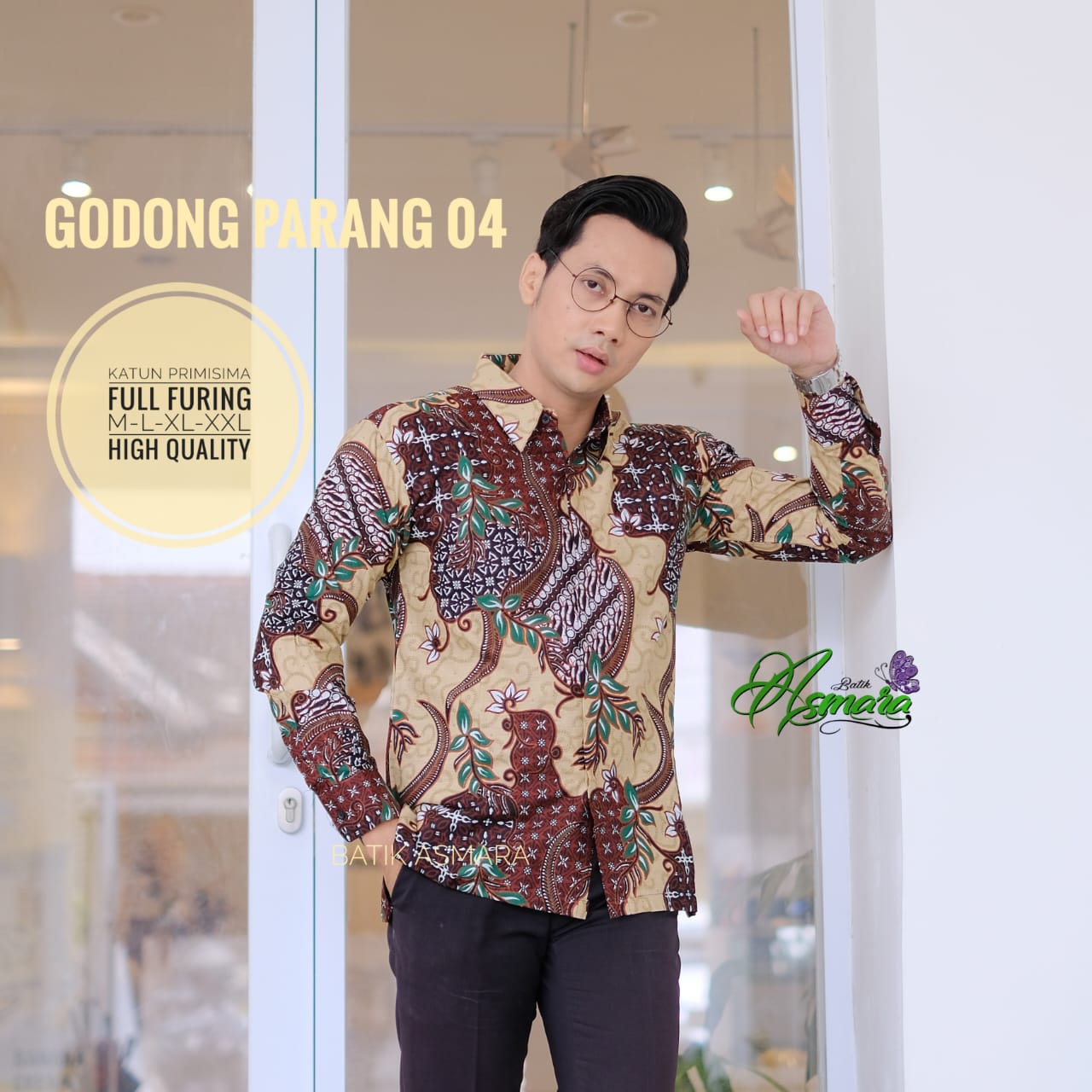 GODONG PARANG 04 / Kemeja Batik Pria Lapis Furing / Kemeja Pria Lengan ...