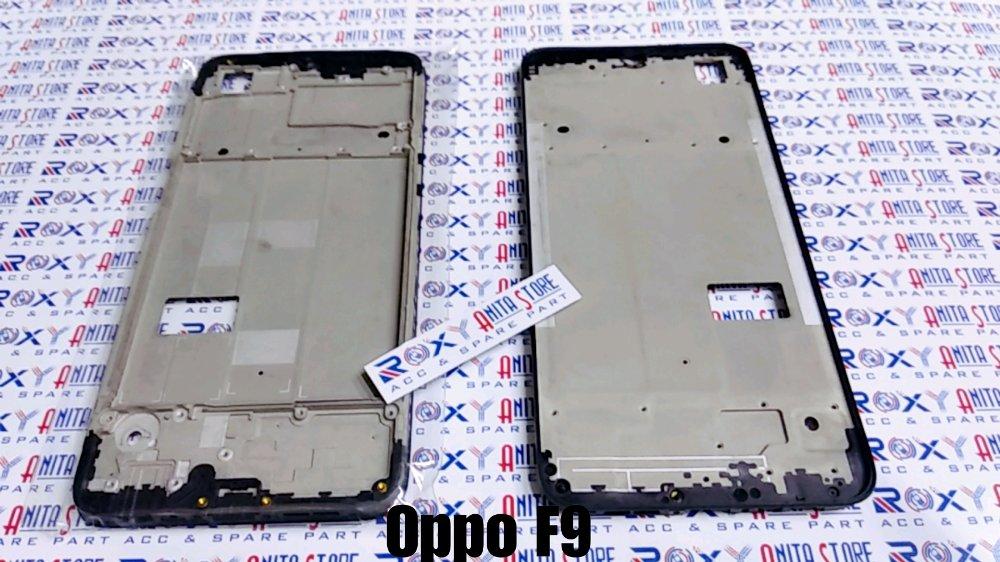 Frame lcd tulang tengah tatakan lcd oppo f9