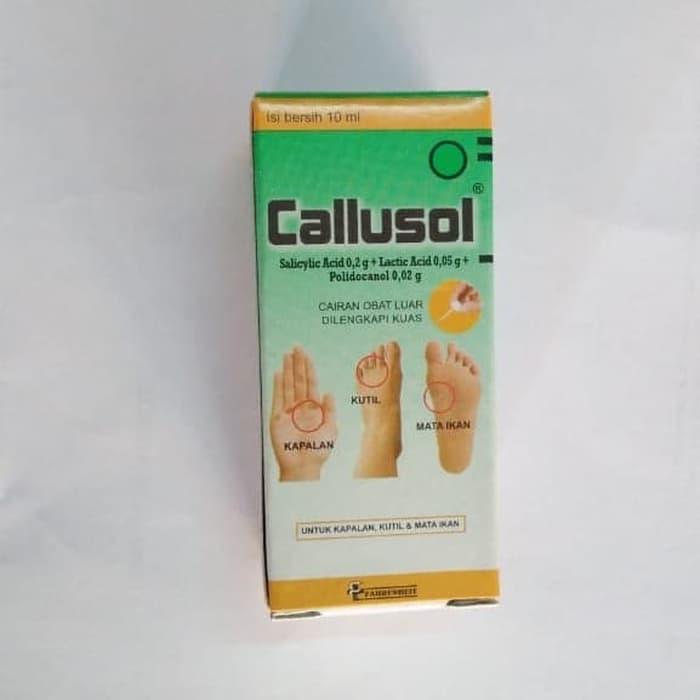 Callusol 10Ml Mata Ikan, Kapalan, Kutil