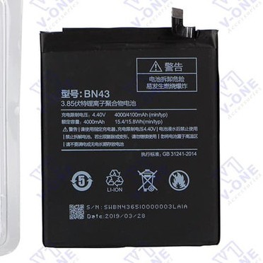 PPL- BATERAI BATTERY ORIGINAL 100 XIAOMI BN43 UNTUK XIAOMI REDMI