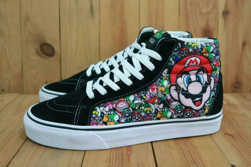 Sk8 Hi Vans Super Mario Sepatu NINTENDO X VANS SK8-HI REISSUE