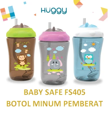 Baby Safe FS405 Botol Minum Pemberat Cup with Weighted Straw 300ml