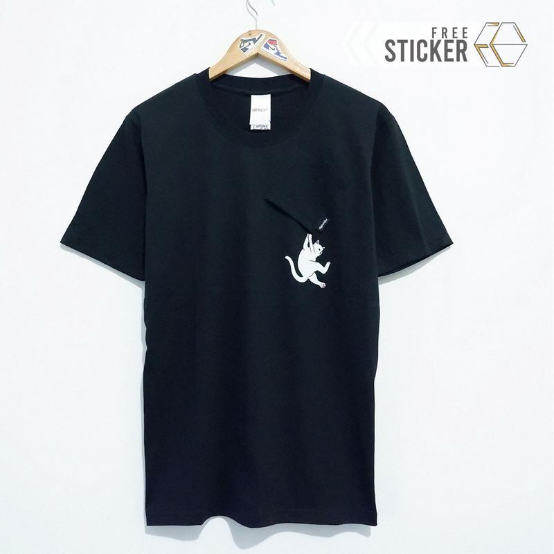 KAOS TSHIRT RIPNDIP NERMAL POCKET SAKU 