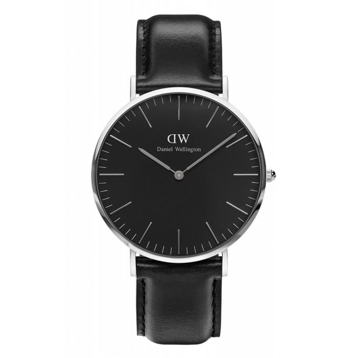ORIGINAL !! Jam Tangan Tali Kulit Hitam Size 36mm 40mm Black Silver Original / Wellington / Jam Tangan Pria Daniel / Jam Tangan Wanita Wellington / Jam Berkualitas / Jam Trendy / Jam Termurah / Jam Cantik / Jam Terbaru 2019