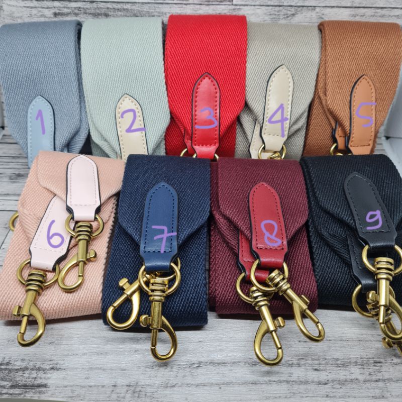 Petra Canvas Bag strap lebar 6cm tali tas bagstraps lebar