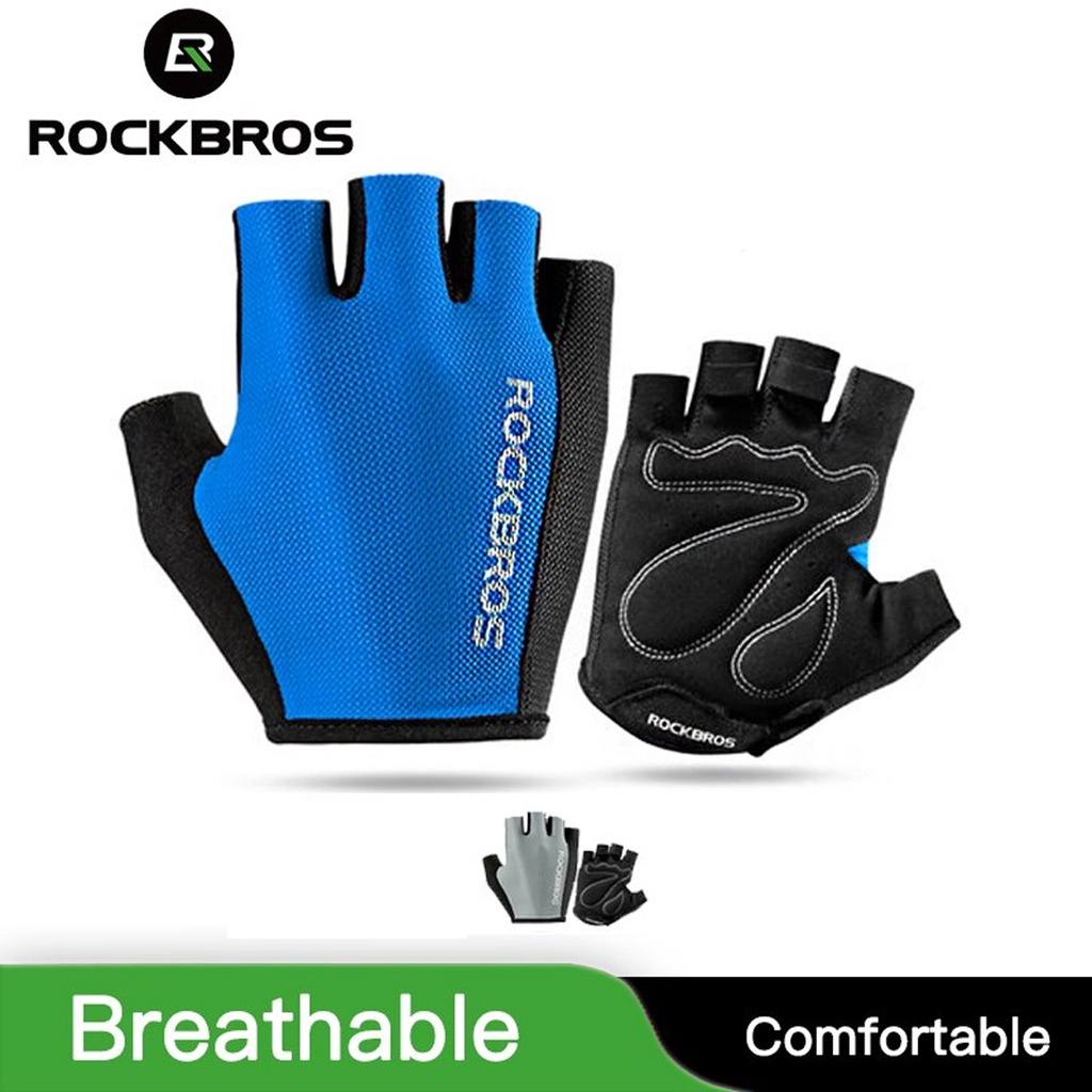 Sarung Tangan Sepeda Bike Half Finger Gloves RockBros