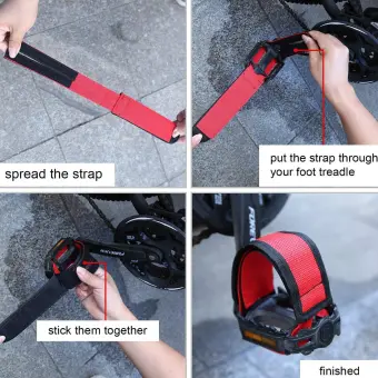 kids bike pedal straps