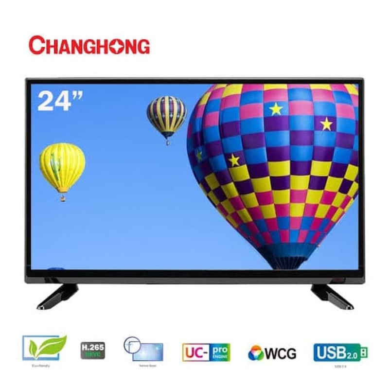 LED TV 24 INCH CHANGHONG L24G3 SLIM BAZZEL TV MURAH GARANSI RESMI