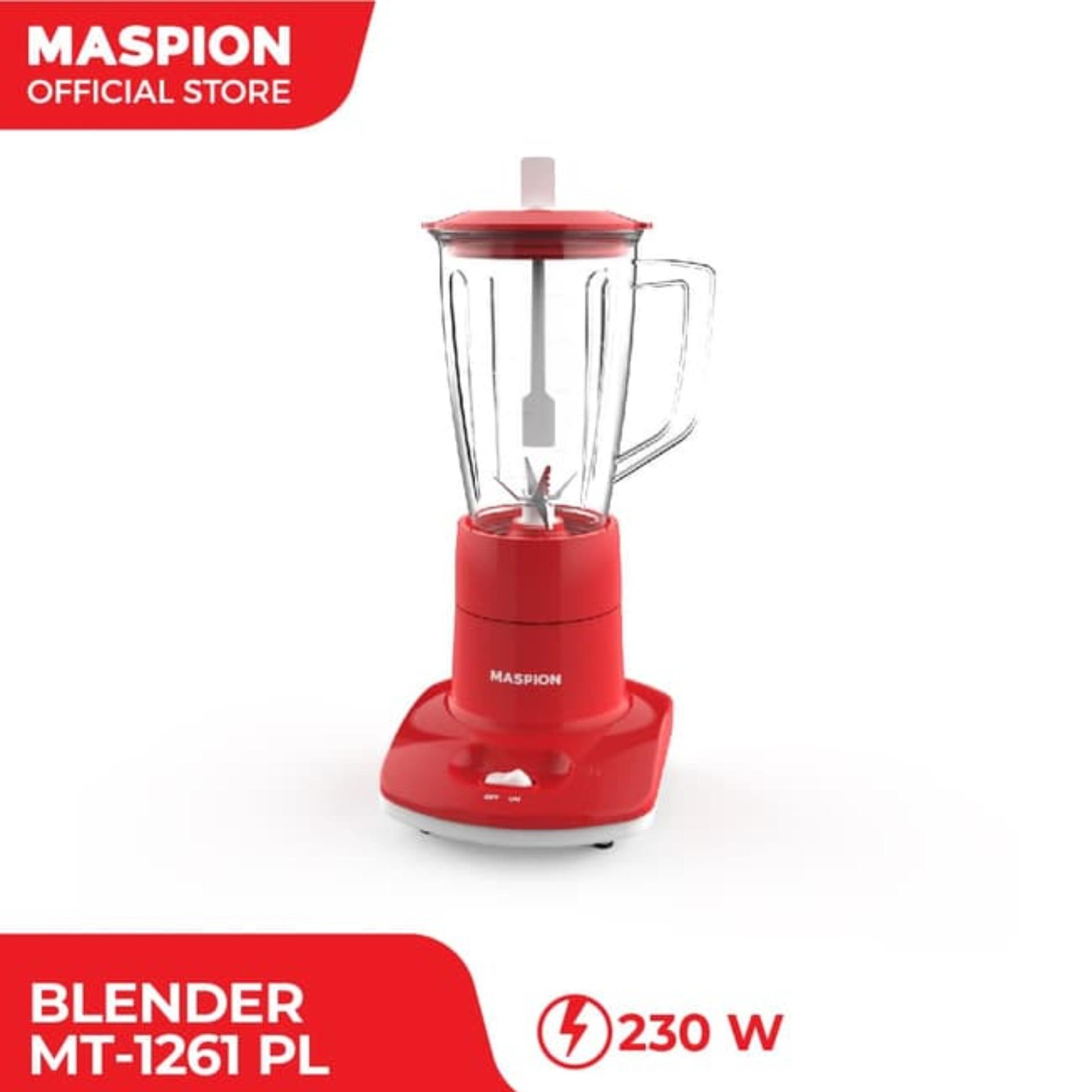 Maspion Blender Plastik 2 in 1 - MT1261PL - GRATIS ONGKIR Jabodetabek